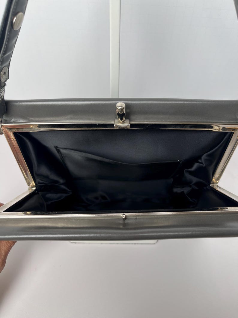 Vintage Mid century handbag with geometric design